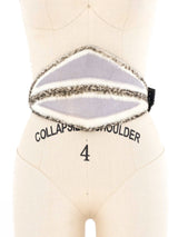 Rodarte Geometric Pony Hair Waist Belt Accessory arcadeshops.com