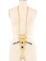 1960s Cabochon Pendant Necklace Accessory arcadeshops.com