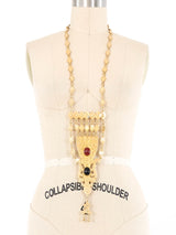 1960s Cabochon Pendant Necklace Accessory arcadeshops.com