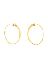 Celine Snake Hoop Earrings Accessory arcadeshops.com