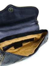 Roberto Cavalli Snakeskin Clutch Accessory arcadeshops.com