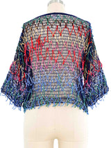 Rainbow Crochet Net Top Top arcadeshops.com