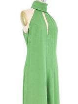 1970s Kelly Green Palazzo Pant Jumpsuit Jumpsuit arcadeshops.com