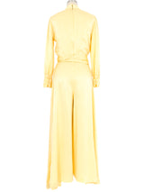 1960s Leo Narducci Candlelight Belted Jumpsuit Jumpsuit arcadeshops.com