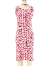 2000s Fendi Floral Silk Dress Dress arcadeshops.com