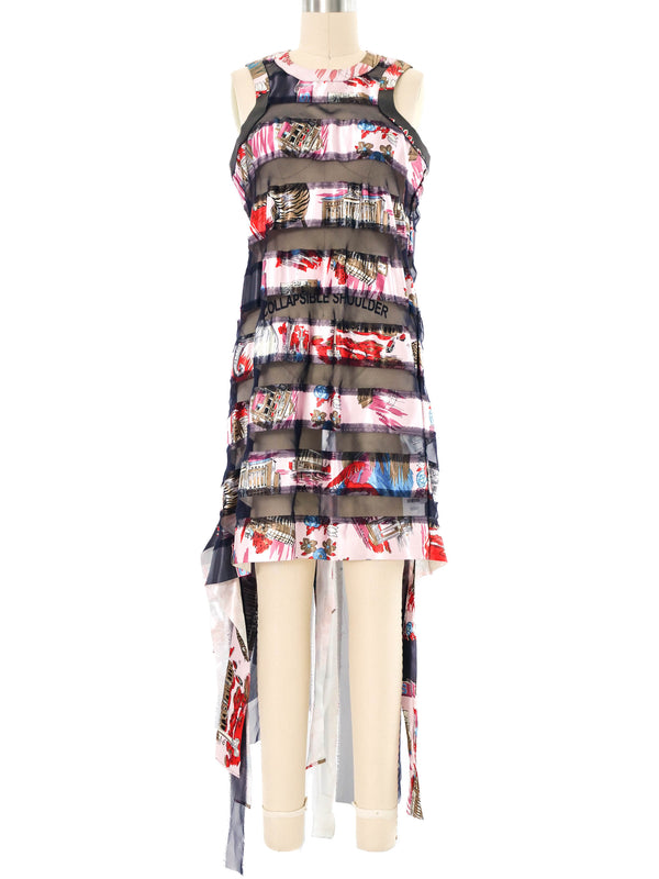 Sacai Striped Ribbon Dress Dress arcadeshops.com