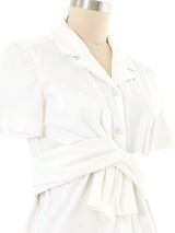 2001 Chanel Poplin Button Up Top arcadeshops.com