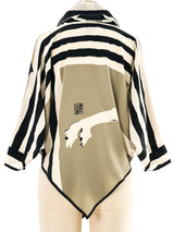 Michaele Vollbracht Greyhound Silk Scarf Top Top arcadeshops.com