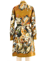Hermes Gibiers Silk Shirtdress Dress Dress arcadeshops.com