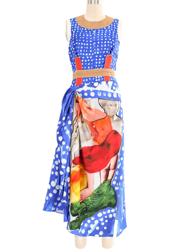 2019 Marni Painted Artwork Dress Dress arcadeshops.com