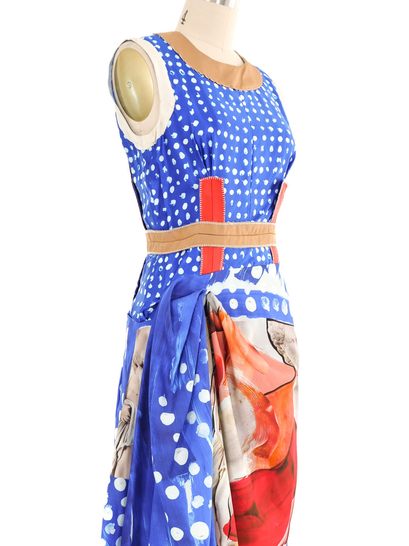 2019 Marni Painted Artwork Dress Dress arcadeshops.com