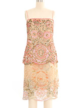 2000s Valentino Sequined Slip Dress Dress arcadeshops.com