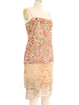 2000s Valentino Sequined Slip Dress Dress arcadeshops.com