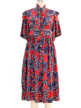 Jean Muir Ruffle Sleeve Shirt Dress Dress arcadeshops.com