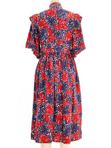 Jean Muir Ruffle Sleeve Shirt Dress Dress arcadeshops.com