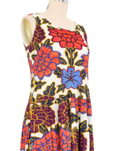 Issey Miyake Pleats Please Floral Mini Dress Dress arcadeshops.com