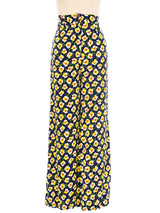 1970s Wendy Watts Floral Halter Ensemble Suit arcadeshops.com