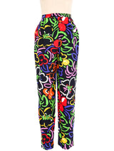 Geoffrey Beene Printed Floral Pants Bottom arcadeshops.com