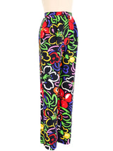 Geoffrey Beene Printed Floral Pants Bottom arcadeshops.com