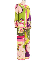 Emilio Pucci Printed Button Up Ensemble Suit arcadeshops.com