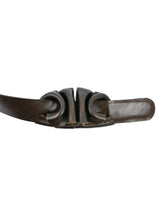 Anne Klein Gathered Leather Belt Accessory arcadeshops.com