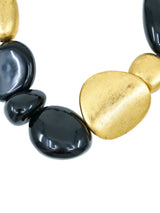 Monies Metallic Rock Necklace Accessory arcadeshops.com