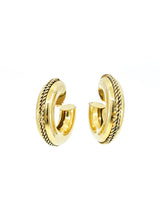 Rope Chain Hoop Earrings Accessory arcadeshops.com