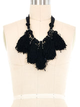 Art to Wear Ribbon Tassel Necklace Accessory arcadeshops.com