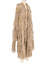 Lainey Fringed Knit Duster Jacket arcadeshops.com