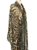 Tie Dyed Chiffon Bat Wing Duster Jacket arcadeshops.com