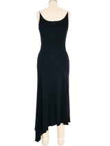 1990s Herve Leger Black Jersey Slip Dress Dress arcadeshops.com
