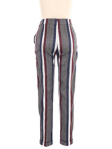 Dries Van Noten Metallic Stripe Pants Bottom arcadeshops.com