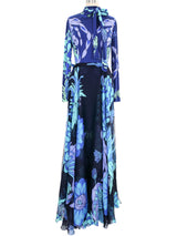 La Mendola Jersey Floral Maxi Dress Ensemble Suit arcadeshops.com