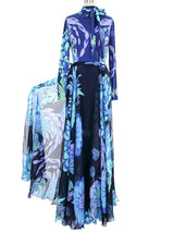 La Mendola Jersey Floral Maxi Dress Ensemble Suit arcadeshops.com