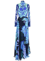 La Mendola Jersey Floral Maxi Dress Ensemble Suit arcadeshops.com