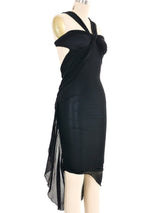 Giorgio di Sant'Angelo Cutout Mesh Halter Dress Dress arcadeshops.com