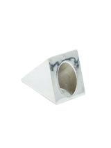 Sterling Silver Pyramid Ring Accessory arcadeshops.com
