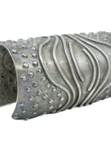 Krizia Raised Metal Work Arm Cuff Accessory arcadeshops.com