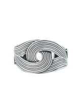 Twisted Wire Cutout Bangle Accessory arcadeshops.com