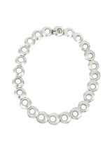 Modernist Sterling Silver Circles Necklace Accessory arcadeshops.com