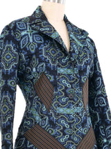 2002 Issey Miyake Brocade Patchwork Blazer Jacket arcadeshops.com