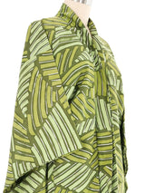 Green Abstract Kimono Jacket arcadeshops.com