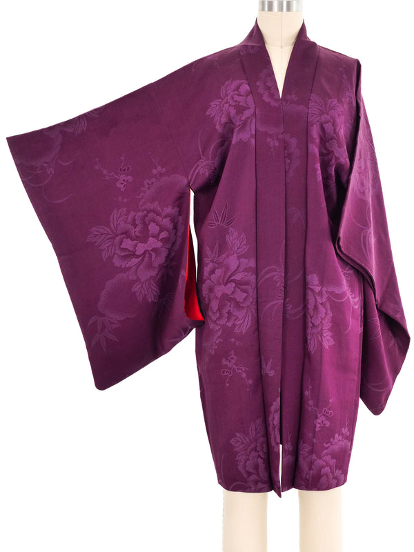 Berry Jacquard Kimono Jacket arcadeshops.com