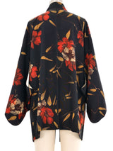 Black Poppy Kimono Jacket arcadeshops.com