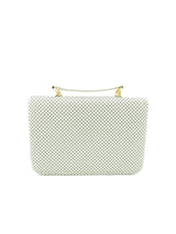 Whiting and Davis Cream Chainmail Bag Accessory arcadeshops.com