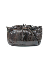Mary McFadden Snakeskin Convertible Clutch Accessory arcadeshops.com
