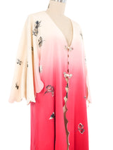 Scalloped Silk Butterfly Kimono Jacket arcadeshops.com