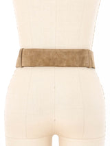 Judith Leiber Greek Coin Motif Suede Belt Accessory arcadeshops.com