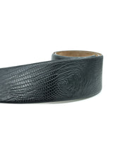 Donna Karan Black Lizard Embossed Waistbelt Accessory arcadeshops.com