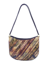 Purple Snakeskin Shoulder Bag Accessory arcadeshops.com